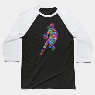 Basketball player girl watercolor Baseball T-Shirt